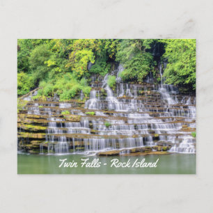 Carte Postale Twin Falls panoramiques Rock Island