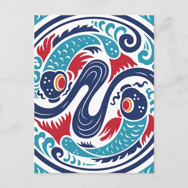 Carte Postale Twin Fish (Devant)