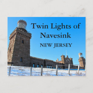Carte Postale Twin Lights of Navesink, New Jersey Postcard