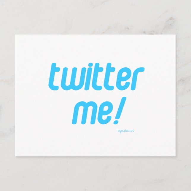 Carte Postale twitter (Devant)