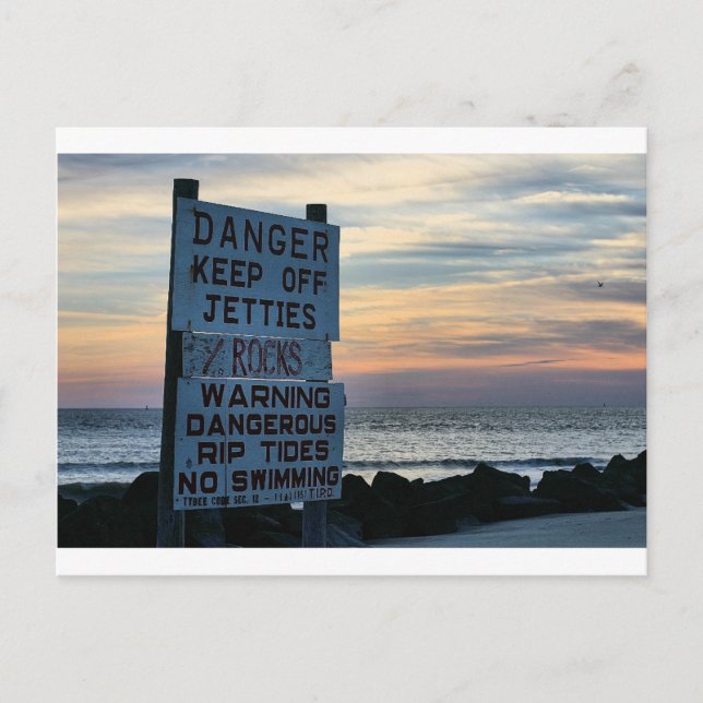 Carte Postale Tybee Beach Savannah, GA (Devant)