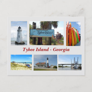 Carte postale Tybee Island, Géorgie