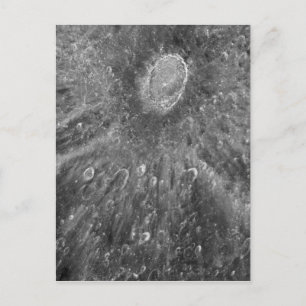 Carte Postale Tycho de cratère à impact lunaire sur la Lune de l