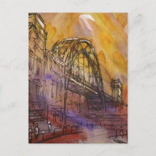 Carte Postale Tyne Bridge Newcastle Postcard