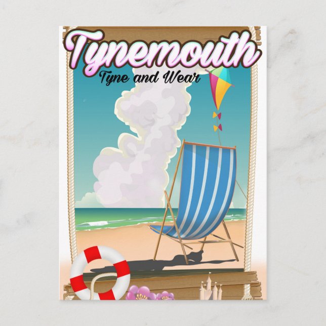 Carte Postale Tynemouth Tyne et Wear, affiche Voyage (Devant)
