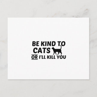 CARTE POSTALE TYPE DE CHAT