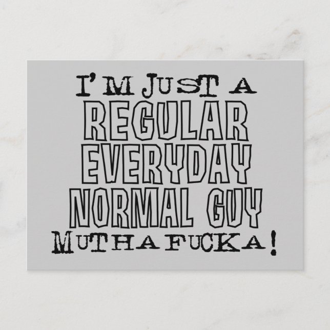 Carte Postale Type normal (Devant)