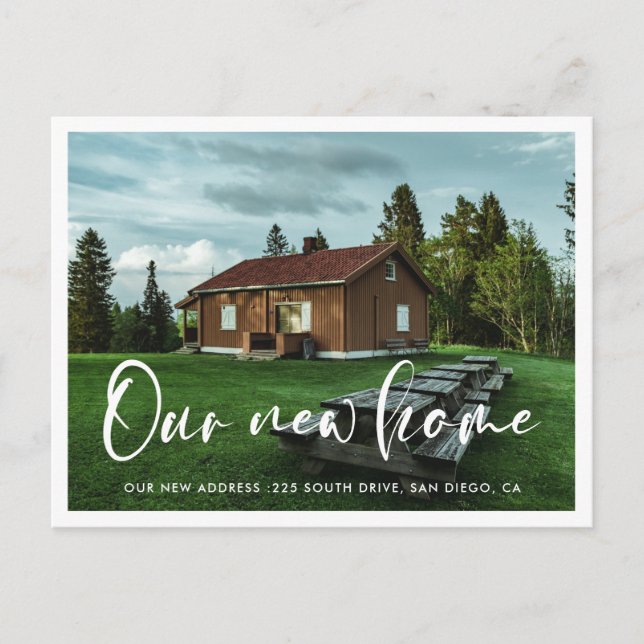 Carte Postale Typographie moderne tendance photo mouvement faire (Devant)