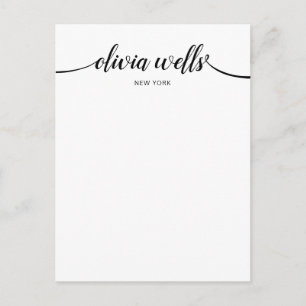 Carte Postale Typopographie