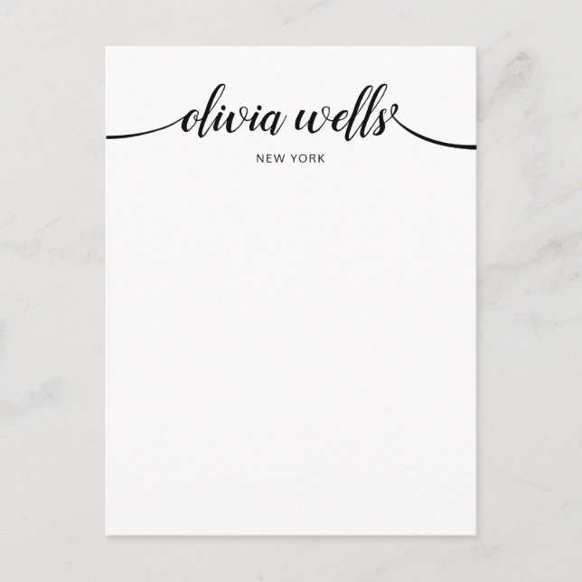 Carte Postale Typopographie (Devant)