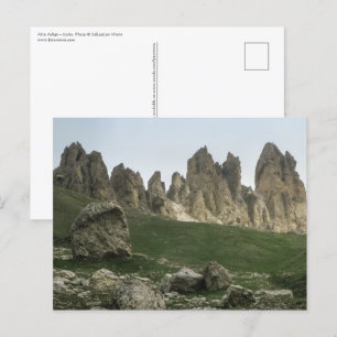 Carte Postale Tyrol du Sud Italie