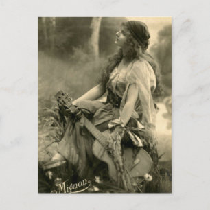 Carte postale tzigane victorienne