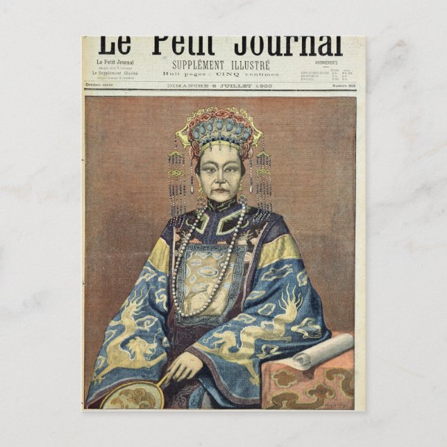 Carte Postale Tz'U-Hsi l'impératrice doyenne de la Chine (Devant)