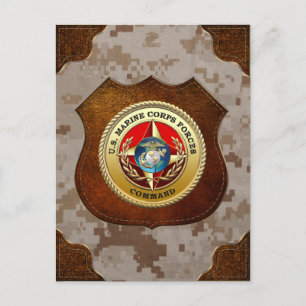 Carte Postale U.S. La Marine Corps force la commande (MARFORCOM)
