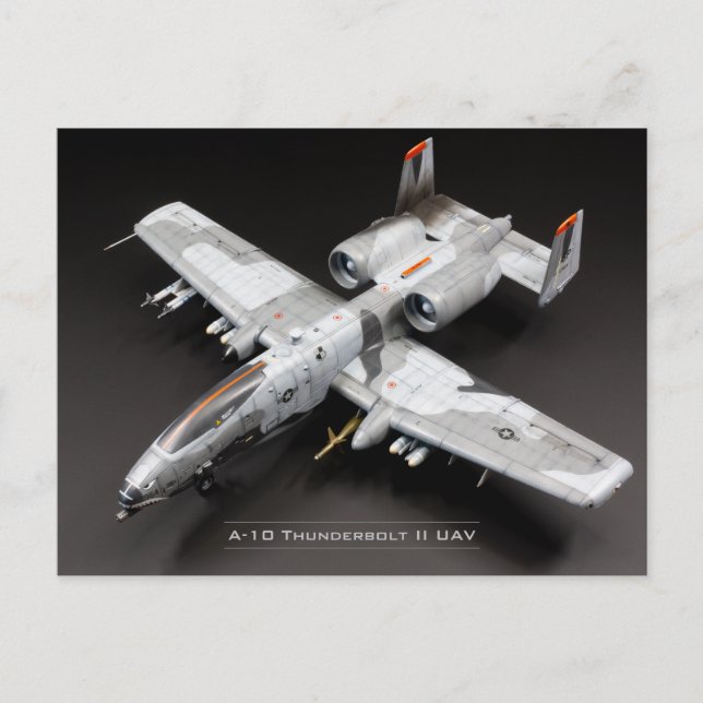 Carte Postale UAV A-10 Thunderbolt II (Devant)