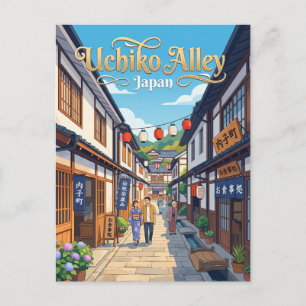 Carte Postale Uchiko Alley Japon
