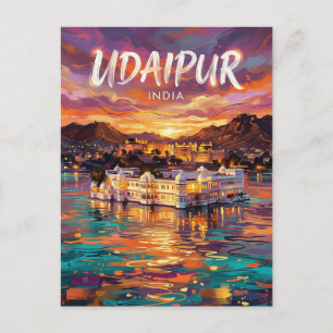 Carte Postale Udaipur Inde