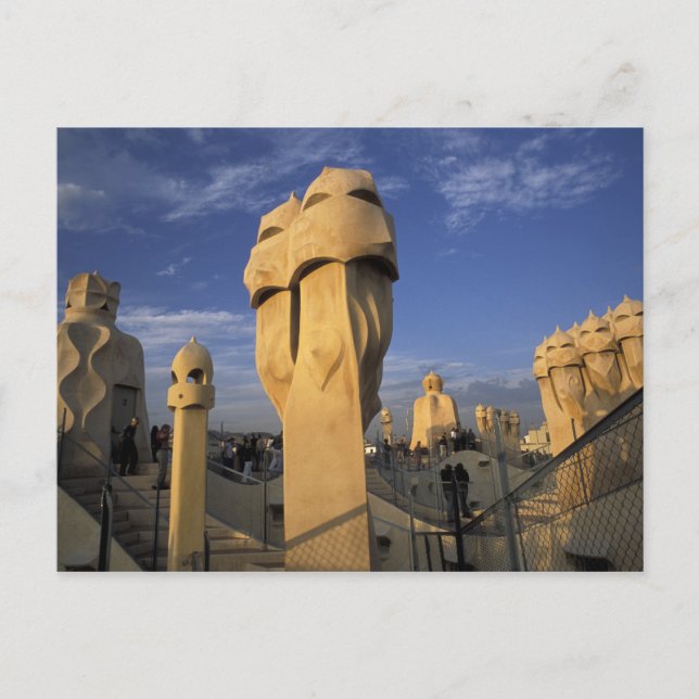 Carte Postale UE, Espagne, Catalogne, Barcelone. Antonio Gaudi (Devant)