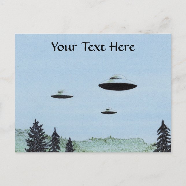 Carte postale UFO Trio (Devant)