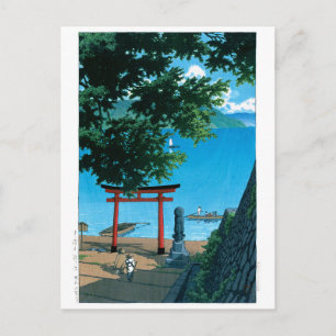 Carte Postale ukiyoe - hasui - No.32 Chuzenji, Utagahama -