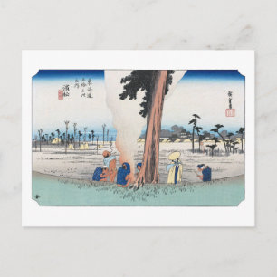Carte Postale ukiyoe Hiroshige n°29 Hamamatsu