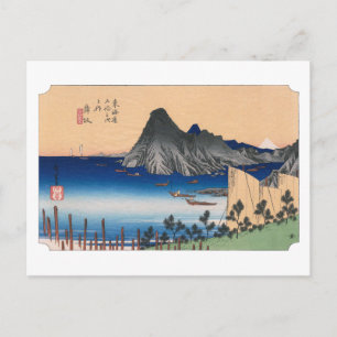 Carte Postale ukiyoe Hiroshige n°30 Maisaka