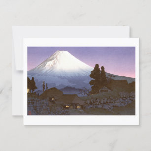 Carte Postale Ukiyoe [komei] Mont Fuji De Mizukubo