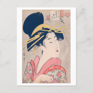 Carte Postale Ukiyoe [Utamaro] beautés 018