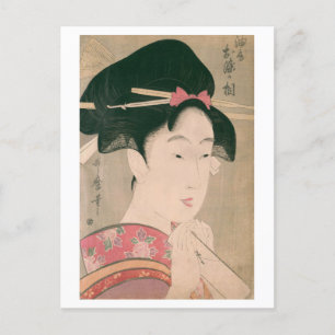 Carte Postale Ukiyoe [Utamaro] beautés 019