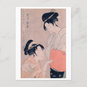 Carte Postale Ukiyoe [Utamaro] beautés 022