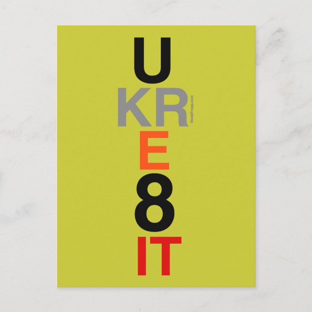 Carte Postale UKRE8IT (Vous La Créez) (Devant)