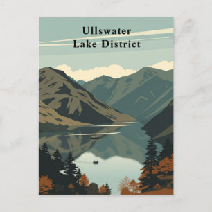 Carte Postale Ullswater, Lake District, Angleterre Travel Art