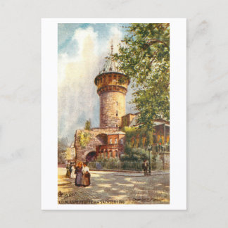 Carte Postale Ulrepforte vintage à Cologne, Allemagne