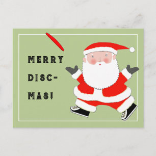 Carte Postale Ultimate Frisbee Noël