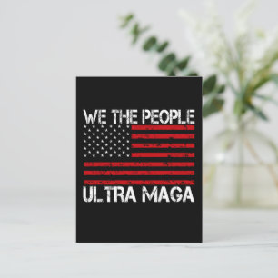 Carte Postale Ultra Maga Pro Trump 2024 Drôle Républicain