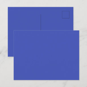 Carte postale Ultramarine Blue Glossy pour mess sp