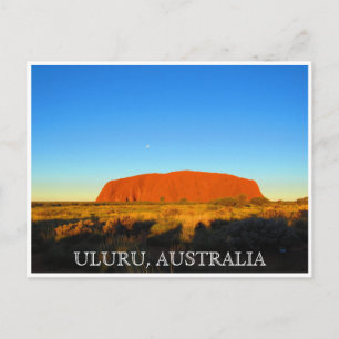 Carte Postale uluru australie ciel