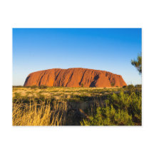 Uluru Ayers Rock dans l'arrière-pays Australie