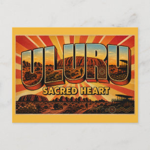 Carte Postale Uluru-Kata Tjuta Cœur sacré de l'Australie