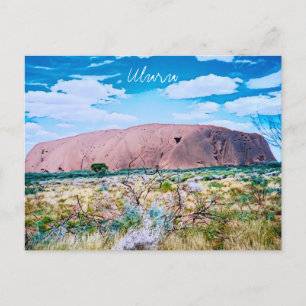 Carte Postale Uluru sunrise Voyage en Australie Centrale
