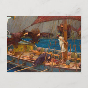 Carte Postale Ulysse et les sirènes