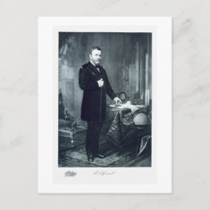 Carte Postale Ulysses S. Grant, 18e Président des États-Unis