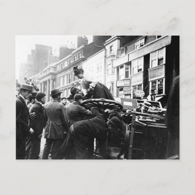 Carte Postale Un accident de rue (Devant)