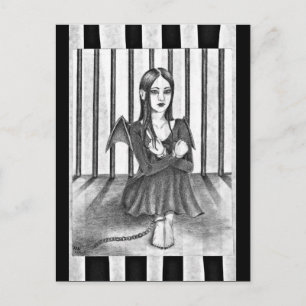 Carte Postale Un ange emprisonné