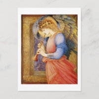 Un ange joue à Flageolet - Edward Burne-Jones