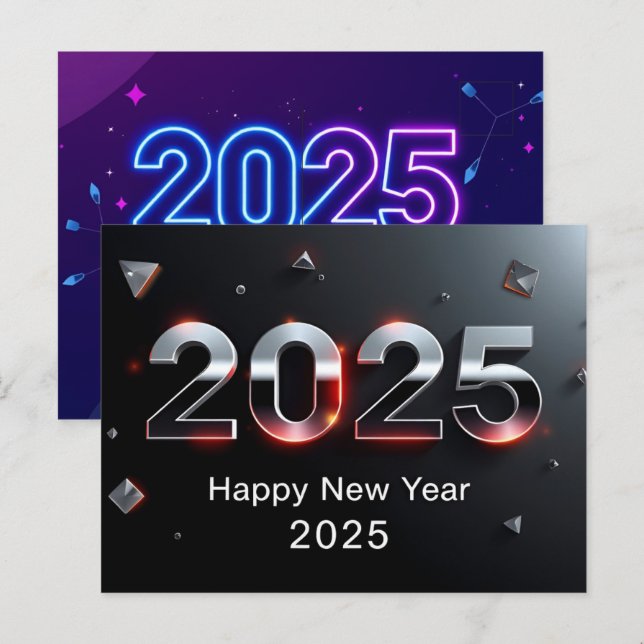 Carte Postale Un aperçu de 2025 (Devant / Derrière)