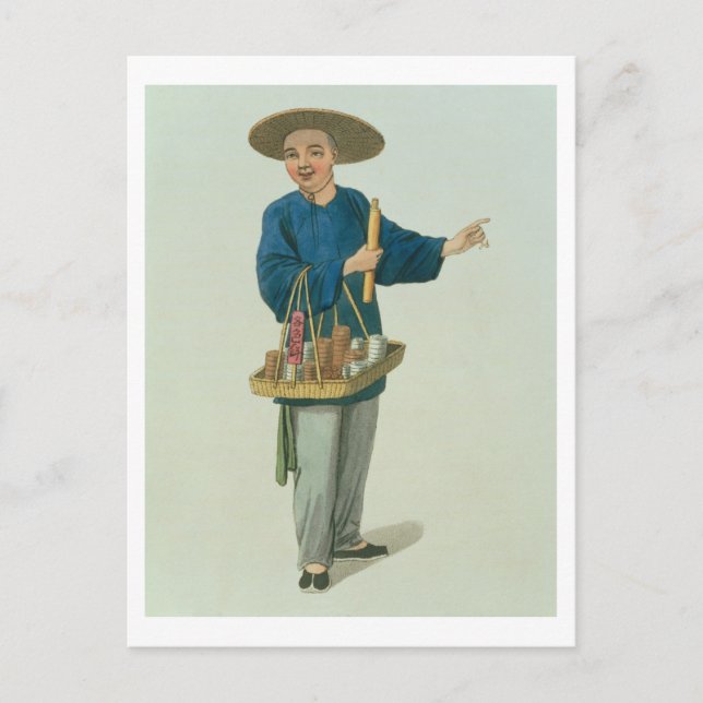 Carte Postale Un apothecaire, assiette 26 de 'Le costume de Chin (Devant)