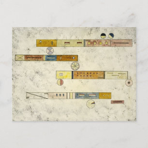 Carte Postale Un après l'autre, 1933 par Wassily Kandinsky