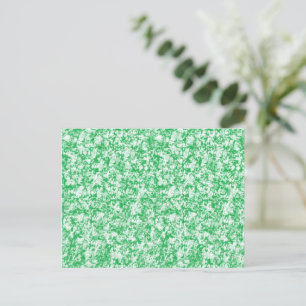 Carte Postale un arrière - plan vert et blanc avec de petits poi