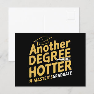 Carte Postale Un autre diplôme Hotter Master's Graduation